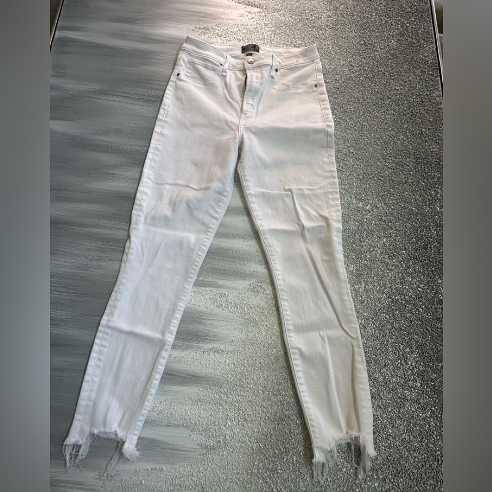 Abercrombie & Fitch Women's Skinny Jeans - Cream